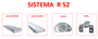 SISTEMA R52 (4 RUEDAS/4 PATINES) R52